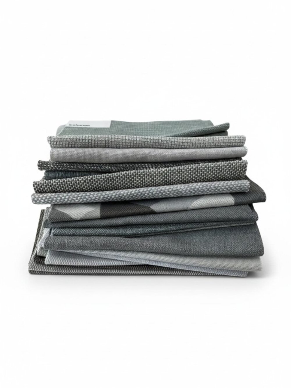 20 Designer Upholstery Fabric Remnants Gray | Quilting Squares Craft Textile